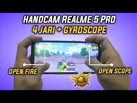HANDCAM REALME 5 PRO 2022 | GYROSCOPE 4 FINGER