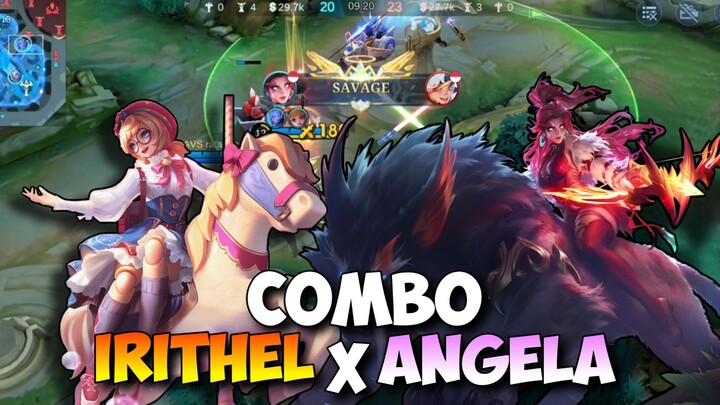 AWAL KE BANTAI, AKHIR NGEBANTAI ! COMBO IRITHEL X ANGELA AUTO RACING - MLBB