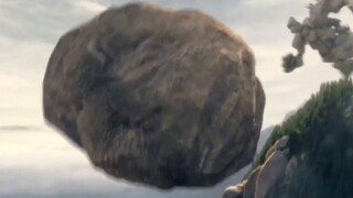 The mountain god tried his best to prevent disasters for mankind, but he was attacked instead, so he