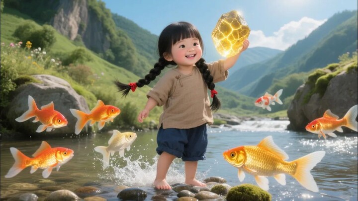 Ikan koi reinkarnasi jadi bayi dibuang sejak diadopsi hidup ibu itu (YT)