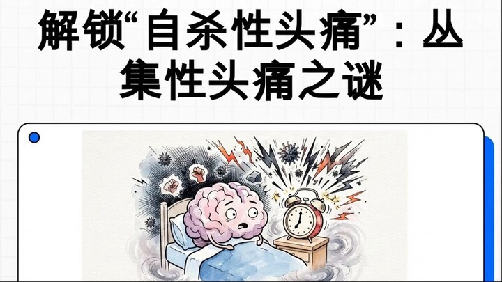 解锁“自杀性头痛”：丛集性头痛之谜