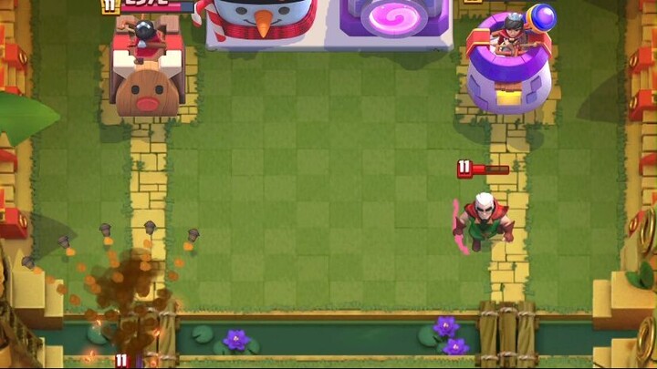 Clash Royale: 31/8 gameplay (Random units 3 crowns!)