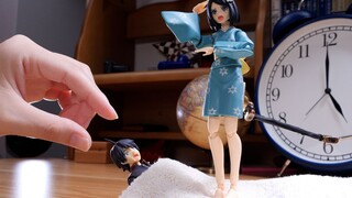 134 foto yang membuat ulang proses produksi animasi stop-motion Tari Monogatari [Animist]