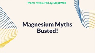 Exposing the Truth -  Myths About Magnesium Deficiency Debunked!