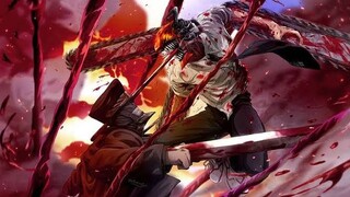 Chainsaw man vs. Katana man Fight scenes