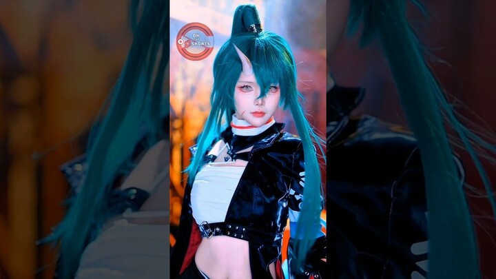 Hoshiguma So Cute ⚔️ Arknights Cosplay #shorts