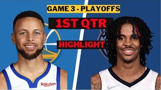 Golden Warriors vs Memphis Grizzlies game 3: 1st Qtr HIGHLIGHT playoffs | May 6th, 2022 | NBA 2022