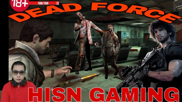 game dead force, zombie berlarian di ruang tunggu rumah sakit