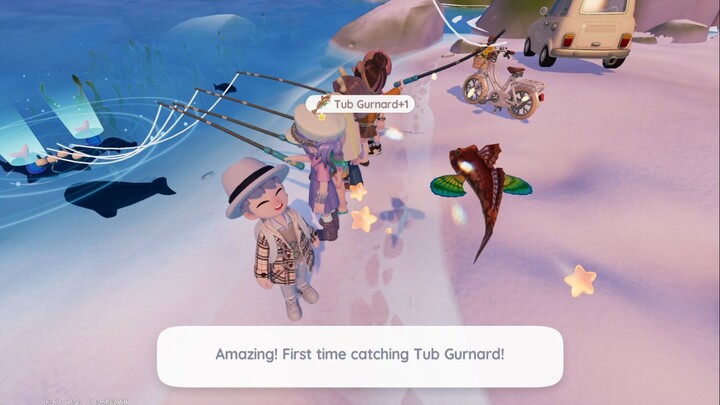 Lokasi Mendapatkan Tub Gurnard - Heartopia