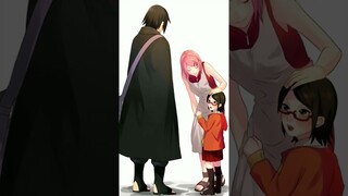 Sasuke.Sakura.Sarada.cute and funny pictures 😍😍 l Sugoi Anime#amv #edit #sasuke #sakura #sarada