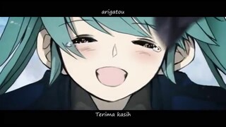 【Hatsune Miku】 Love Letter for an Imaginary Girl 【Romaji & Indonesia Sub】