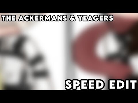 The Ackermans & Yeagers • ⚠ AoT Spoilers ⚠ • Speed edit • PxrpleMizuki