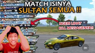 ISINYA BENAR2 PRO PLAYER & SULTAN SEMUAA!!  LIHAT KILL MESSAGE SENJATANYA BIKIN TREMOR - PUBG MOBILE