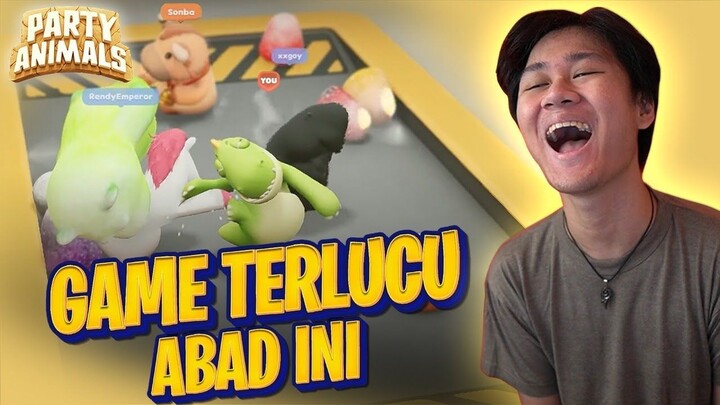 GAME TERLUCU ABAD INI WITH HOMPIMPA FULL TEAM - Party Animals Indonesia #2