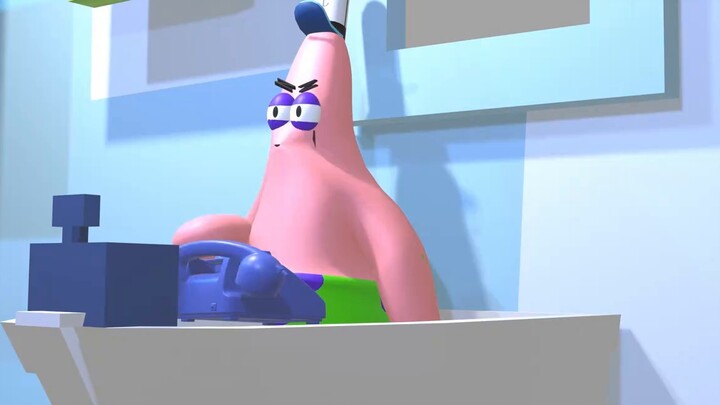 Years of studying 3D animation weren't in vain! 3D recreating SpongeBob SquarePants [Three years ago