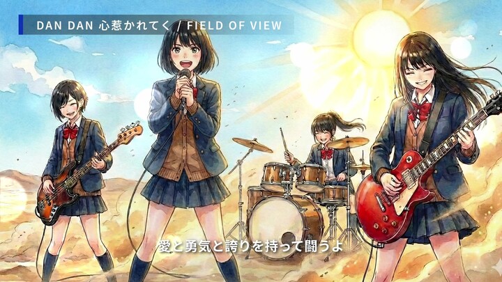 Dragon Ball GT Opening Theme – “DAN DAN Kokoro Mekakareteku” – Cyber High School Light Music Club