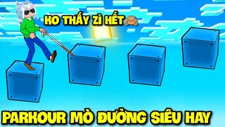 PARKOUR MÒ ĐƯỜNG SIÊU HAY MEOWPEO THỬ THÁCH PHÁ ĐẢO MAP FAN GỬI TRONG MINI WORLD VÀ CÁI KẾT