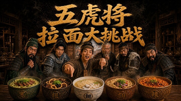 Pengalaman imersif, tantangan besar ramen para Lima Jenderal!