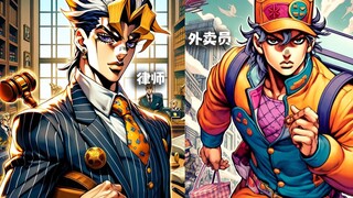 让GPT画出各个职业的JOJO（32种职业）