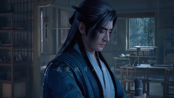 Brother Han is always like this. When he encounters a difficult question, he stops talking.