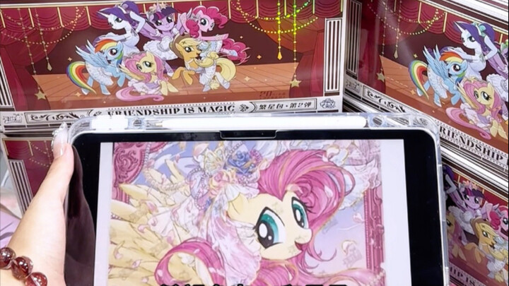 Card-unboxing long video: These new My Little Pony cards, priced at 2,000 yuan, are so gorgeous they