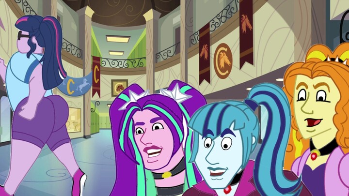 [MLP] Precious images of the siren attempting to drain Twilight's energy
