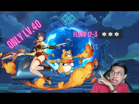 Spiral Abyss PATCH[1.5] 12-3 FULL STARS dengan XIANGLING [Lv.40]