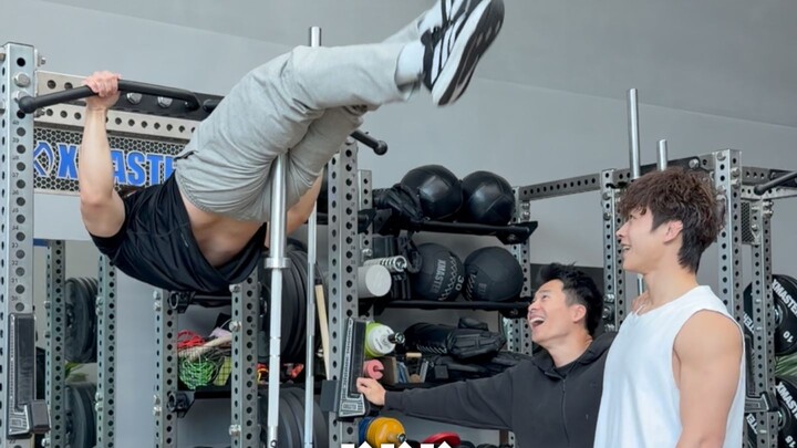 Goal: Don't let your butt touch the bar.