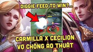 MLBB | CARMILLA X CECILION ẢO THUẬT GIA vs CHIẾN THUẬT DIGGIE FEED TO WIN?! | Tốp Mỡ Gaming