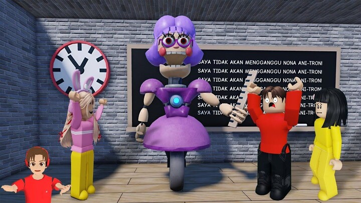 Yuta Dan Mio Lari Dari Kelas Guru Robot  ROBLOX