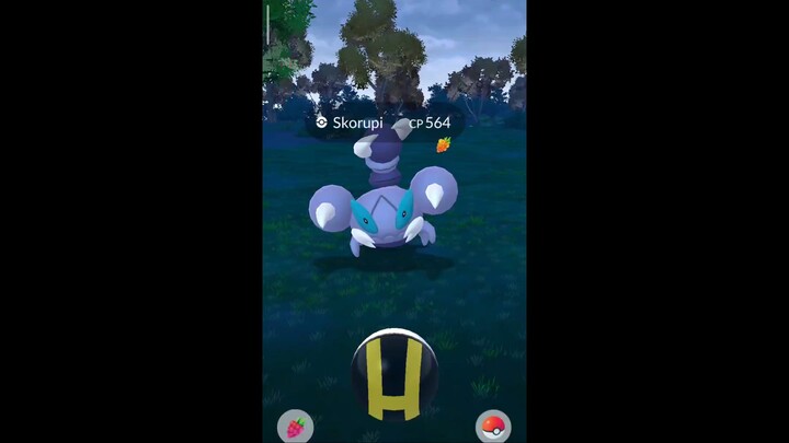 Pokémon GO-XXL Skorupi(Weight-19.4kg, Height-1.35m)