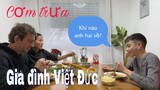 Bữa cơm trưa, món ăn hai cha con thích | gia đình Việt Đức | Cuộc sống ở Đức