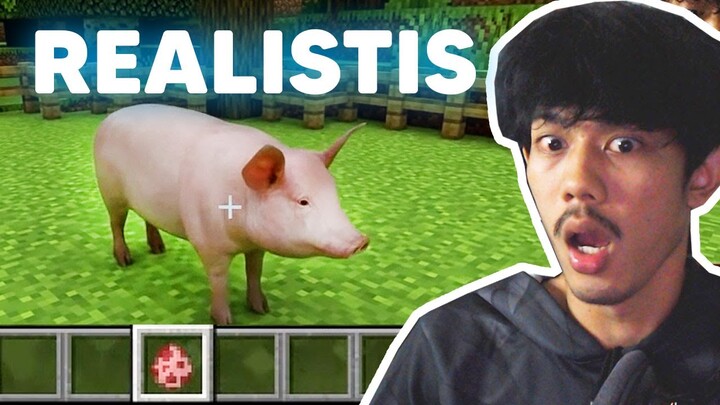 AKU TERCENGANG REACTION MINECRAFT REALISTIS 2022!