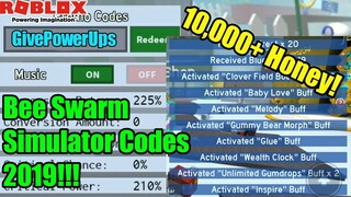 Roblox Bee Swarm Simulator Codes 2019!