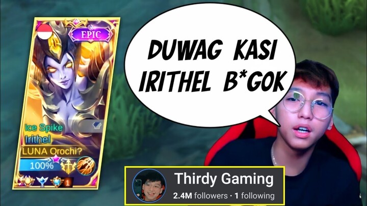 Kumalma Ka Thirdy Tunaw Yan Mamaya!🔥 | Orochimaru Meet Thirdy Gaming In Rank Game! | mlbb