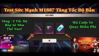 [Garena Free Fire]/Test Sức Mạnh Của Khẩu M1887 Mới Và Chia Sẻ Mã Code 400k Lượt Nhập