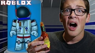 THE HOT SAUCE CHALLENGE!! - ROBLOX FLEE THE FACILITY