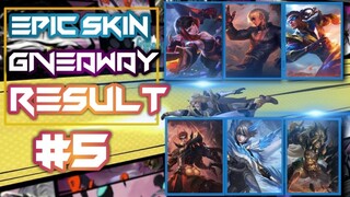 EPIC SKIN GIVEAWAY RAFFLE DRAW | CONGRATS TO THE WINNERS