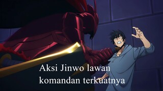 Aksi Jinwo Lawan Komanda Terkuatnya - Solo Leveling