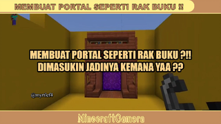 MEMBUAT PORTAL SEPERTI RAK BUKU ❓❓❗❗