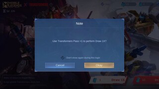 Mobile Legends| Transformer event