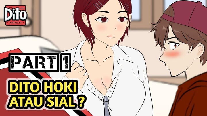 DITO HOKI ATAU SIAL PART 1  Animasi Sekolah ( Percintaan )