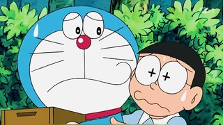 Đôrêmon: Nobita vô tình thả đầu Medusa ra và biến cô giáo thành tượng đá đáng sợ quá.