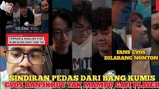 STOP!! FANS EVOS DILARANG NONTON! Bang Kumis "EVOS LEGEND BANGKRUT TAK MAMPU GAJI PEMAIN"