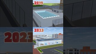 2019 VS 2023 Map Transformation & Upgrade 😱 #sakuraschoolsimulator #shorts #tiktok #trend #meme #fyp