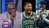 NBA Gametime reacts to NBA Playoffs Milwaukee Bucks vs Boston Celtics; Celtics' defense beat Giannis