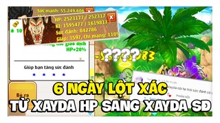 Ngọc Rồng Online - Hành Trình 6 Ngày Lột Xác Từ Xayda HP Thành Siêu Xayda Sức Đánh !