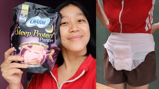 NEW! CELANA PEMBALUT CHARM SLEEP PROTECT! UNBOXING YUK!