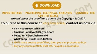 [Course-4sale.com] -  Investishare – Mastering Technical Analysis – Conquer the Crypto Space