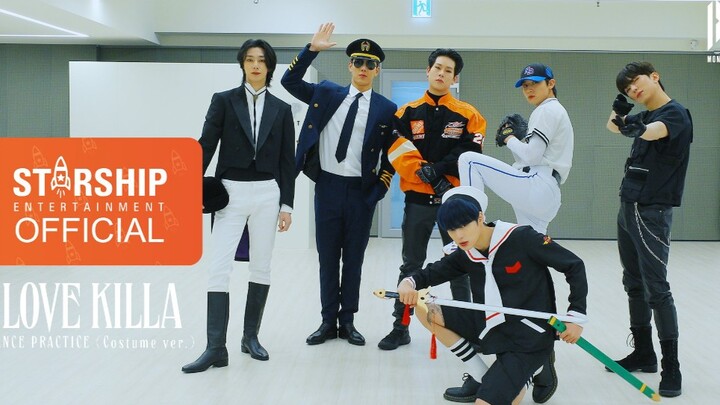 【MONSTA X】Love Killa 变装版练习室
